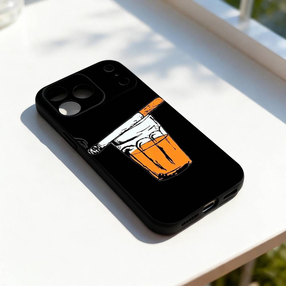 

Lnteresting Beer P-Printing For iPhone 17,16,15,14,13,12,11,Pro,Max,Plus,E,SE4,Air,Mini Black Soft Cover Phone Case iPhone17pro