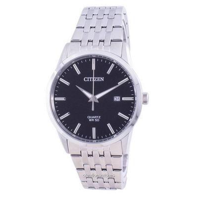 Black Dial Stainless Steel Quartz BI5000-87E Men's Watch