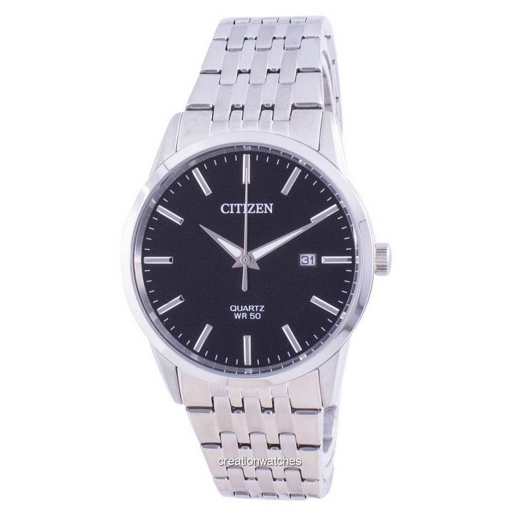 

Citizen Black Dial Stainless Steel Quartz BI5000-87E Мужские часы чёрный