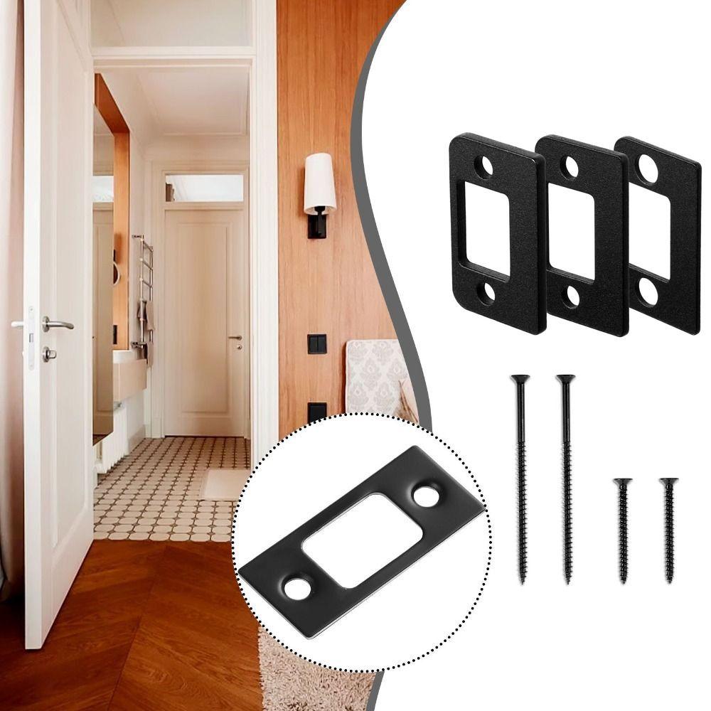 Universal Standard Door Strike Shim Plates Door Reinforcement Backplate  Residential Use
