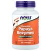 NOW Foods Chewable Papaya Enzyme Tablets, 180 Count