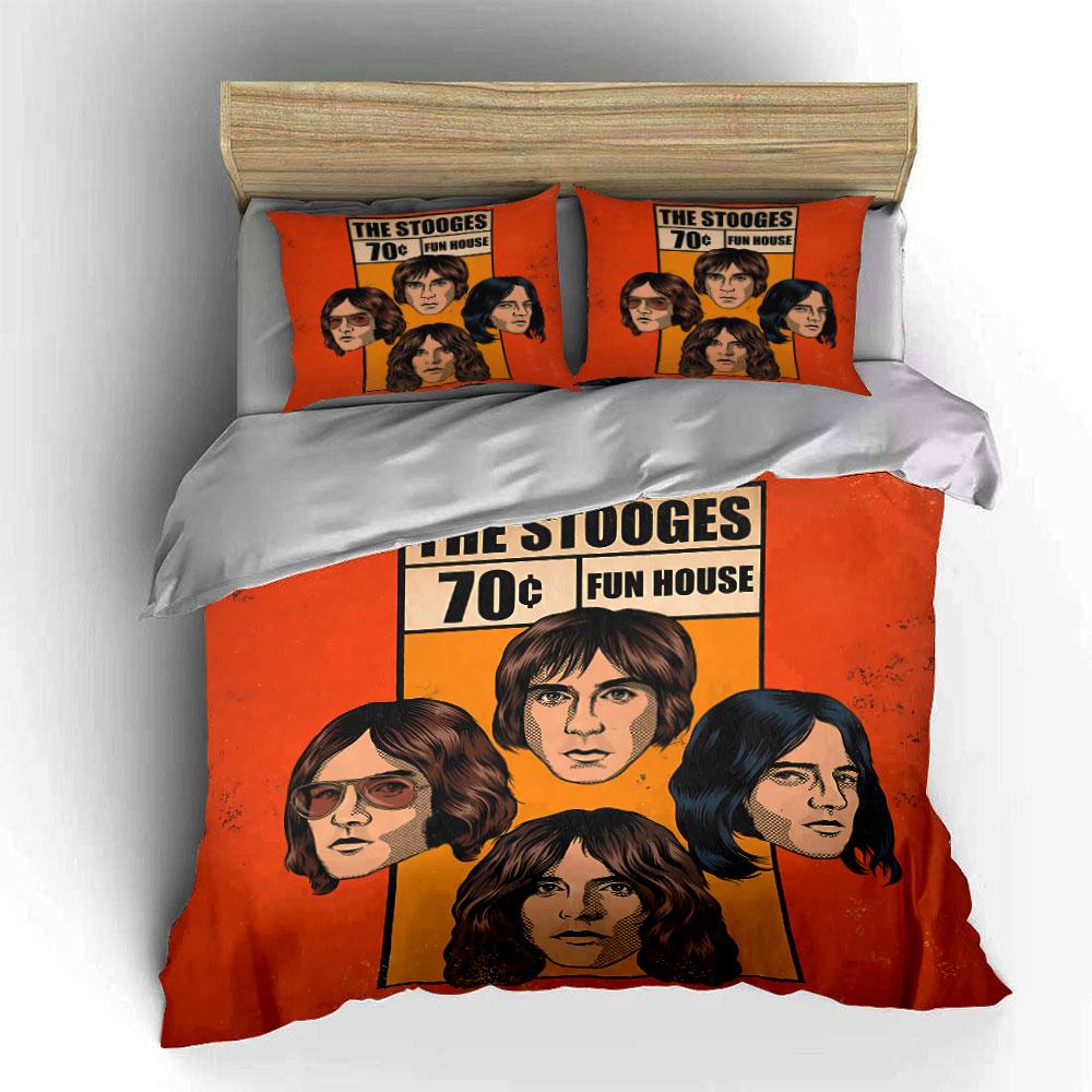 Pup in Orange Helmet Design Bedding Duvet Cover Set Duvet Cover Pillowcases (1*Duvet Cover 2*Pillowcases, without duvet insert)