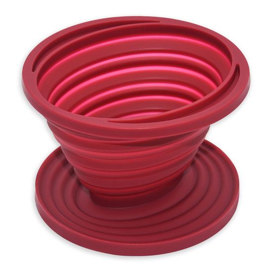 Collapsible Coffee Filter Funnel Heat Resistant Silicone Coffee Funnel Portable Coffee Brewing