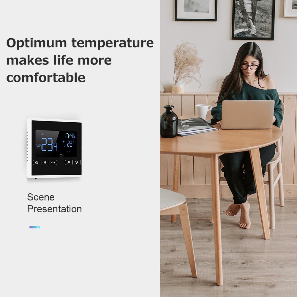 Thermostat MH 1822D WIFI Home Floor Heating LCD Intelligent Automatic Digital Display 6 Modes Constant Temperature