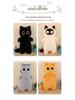 Cross-Border Big Eye Cat Long Pillow Plush Toy