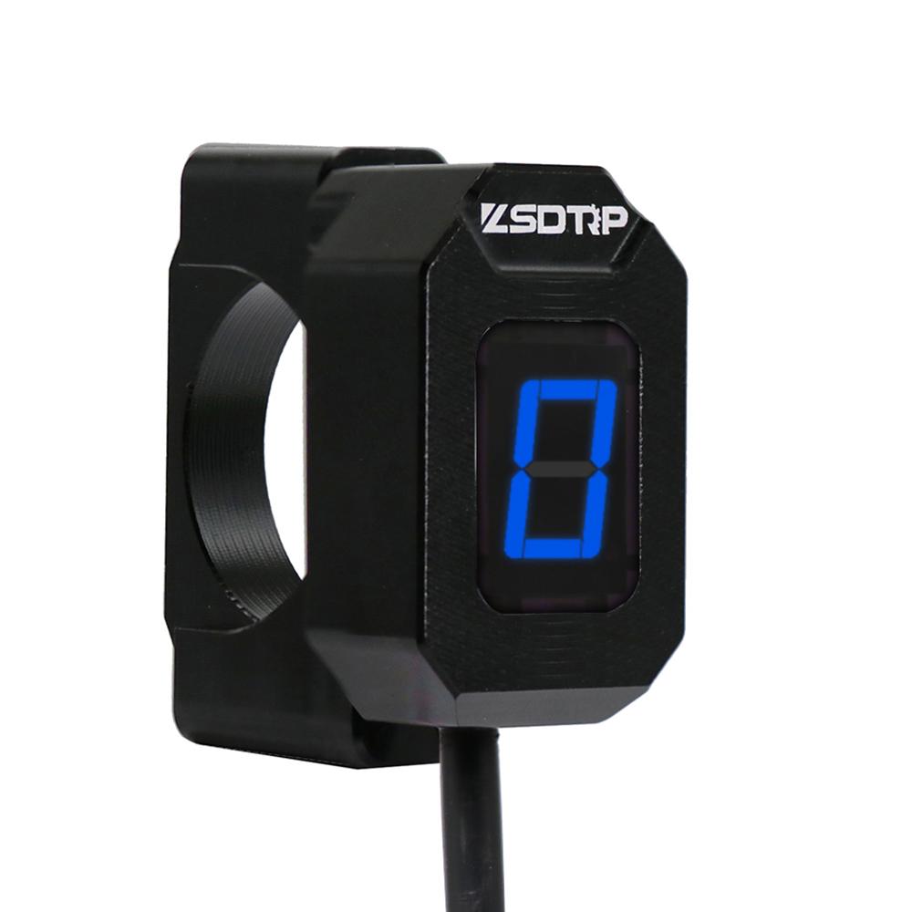 Alconstar Universell Starker Magnet Ultra dün Motorrad 6-Gang Digitaler Ganganzeiger Motorrad Display Schalthebel Sensor