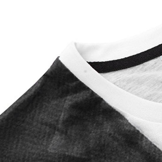 Maglietta da Uomo alla Moda con Stampa 3D di Cravatta per Abito, Manica Corta, Girocollo, Vestibilità Slim