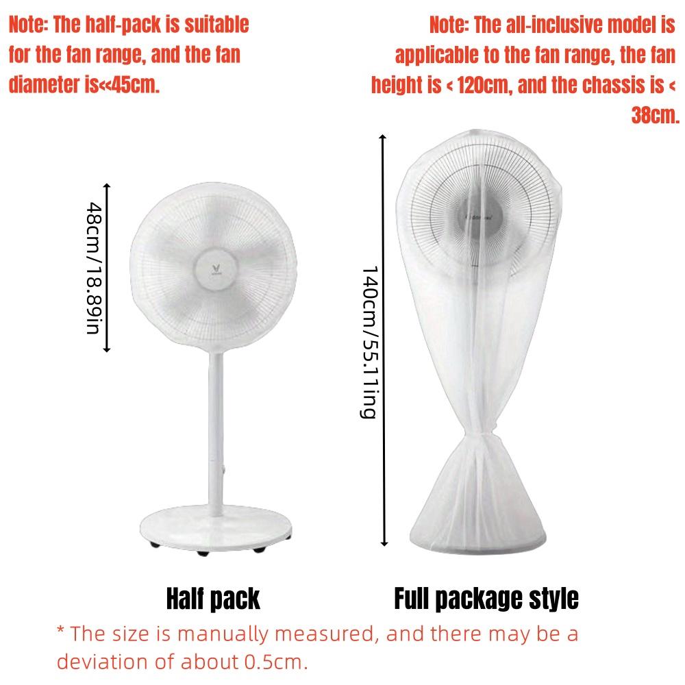1/2pcs Guard Fan Covers Dustproof Protective Net Cover for Floor Stands Electric Fan Anti-Pinch Child Safety Shield Home Essenti