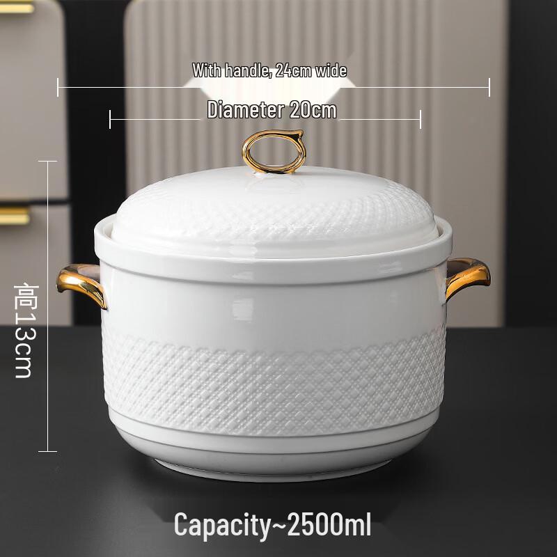 

Zhi Shi Ceramic Soup Pot with Candle Warmer