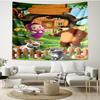 Cartoon Animation Print Tapestry - Portable Wall Decor Cloth, for Home, Dorm, Travel, Bedroom, Living Room - Ideal Birthday Housewarming Gift