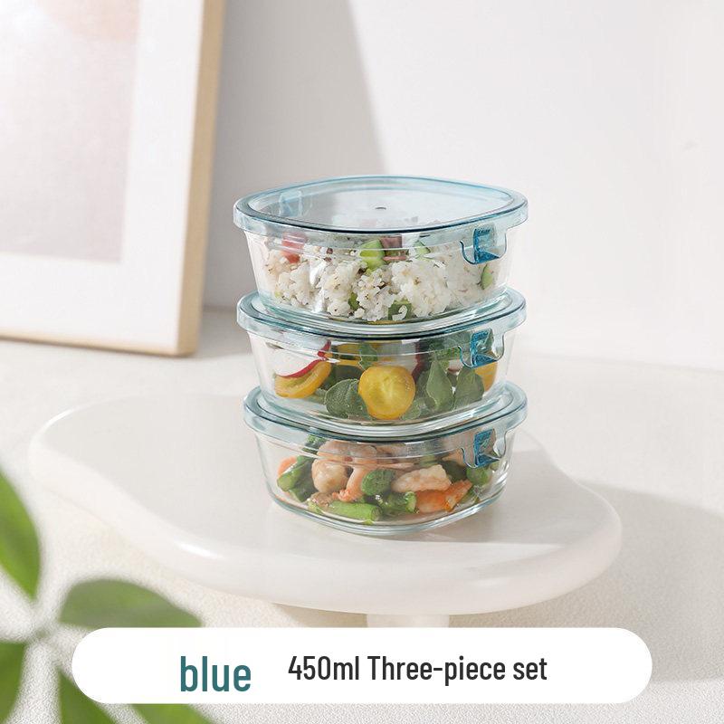 Microwaveable Glass Lunch Bento Box - Salad & Fresh Storage Container