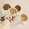 Cartoon Leuke Meisjes Mode Schapenhoorn Lamsoor Hoofdband Make-up Haarband Hoofddeksel voor Gezicht Wassen Douche Haaraccessoires Cadeaus