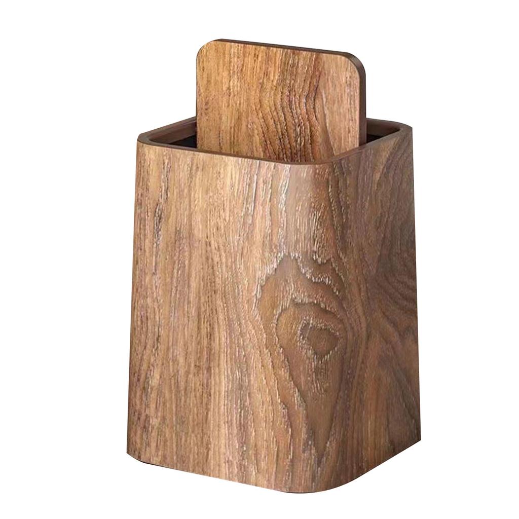 Mülleimer im Vintage-Stil mit Deckel für Büro- und Heimgebrauch, Retro-Design, Abfalleimer mit Geruchskontrolle