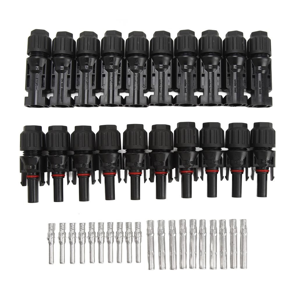 10 Pairs 1000V 30A Male Female Solar Connectors PPO IP67 Waterproof Solar Panel Connector for solar Power Generation