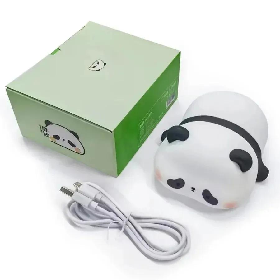 Clownfish Pat Lamp Koala Sloth Panda Silicone LED Night Light Timer Sleep Lights Kids Birthday Gift Bedroom Bedside Room Decor