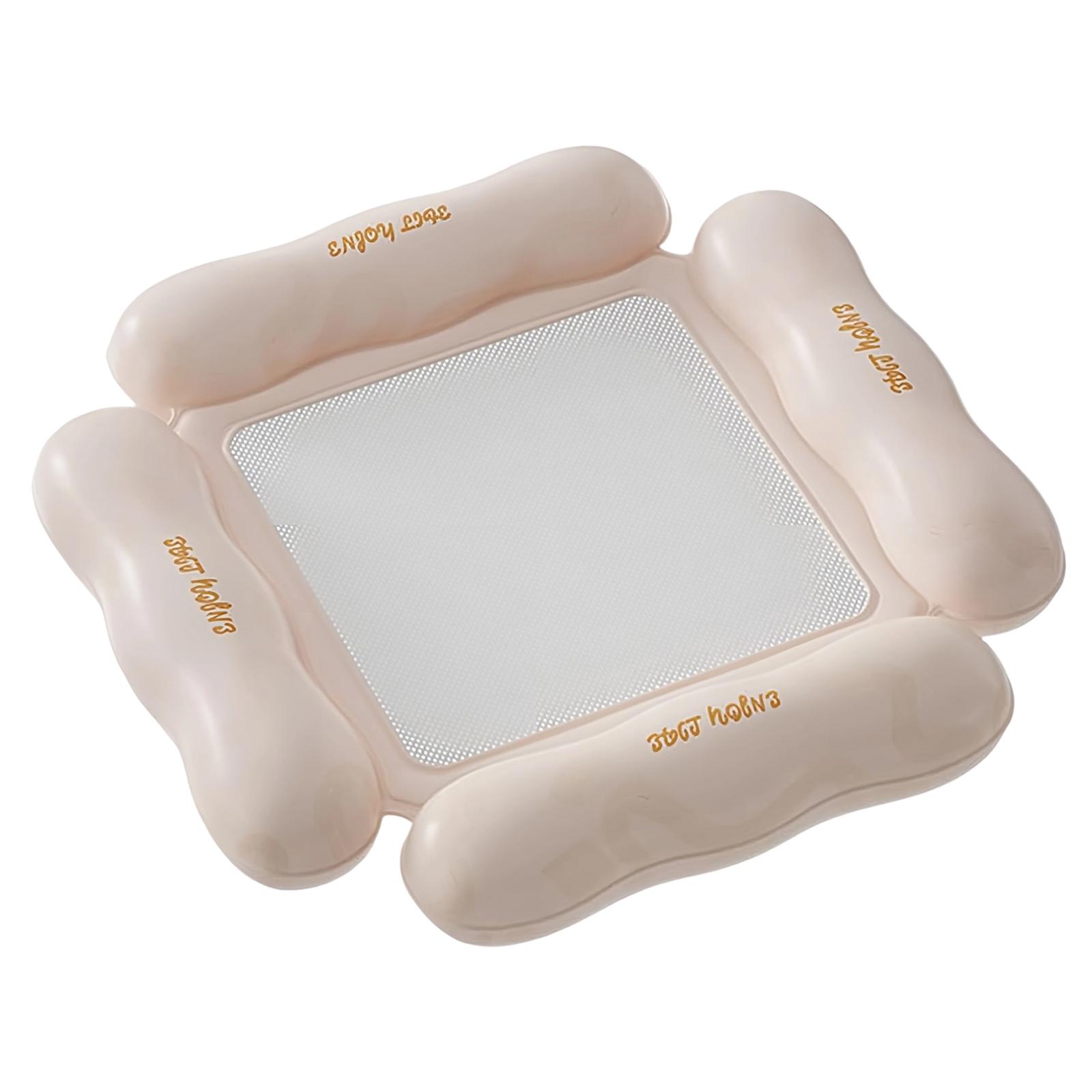 

Inflatable Water Float , Swimming Pool Float Lounger With Mesh Center, Portable Floating For Summer Beach, Pool Party One Size