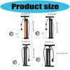 Road Bike Pump with Gauge Cycling Portable Bicycles Floor Pump Basketball Toy Tire Inflator Air Pumps Cycling Accessory
