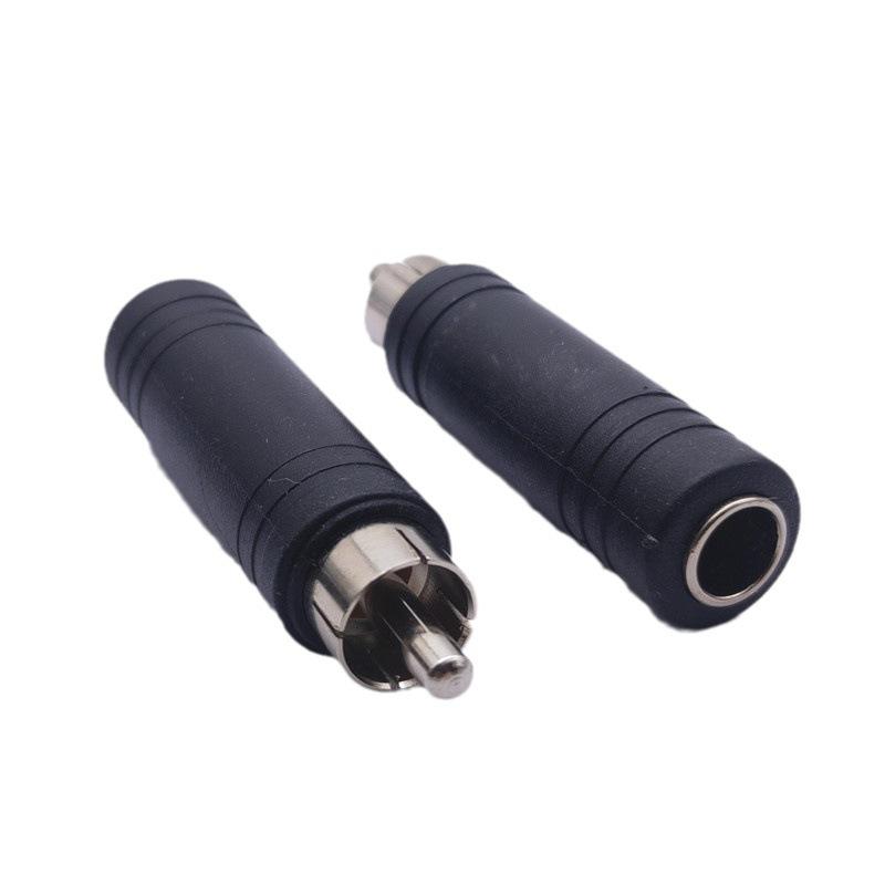 RCA Male to 6.5mm Female Audio Adapter - Sound System Accessory