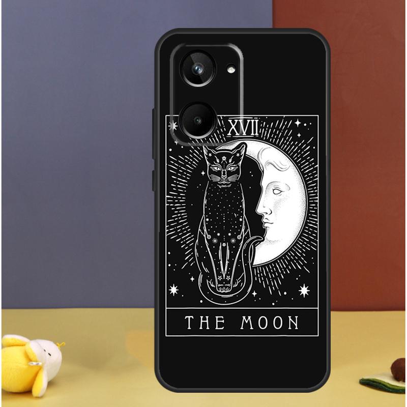Moon Tarot Witch Cat For Realme C25s C21Y C33 C55 C11 C15 C30 C53 C51 GT Neo 5 GT3 GT5 9 10 11 12 Pro Plus Case