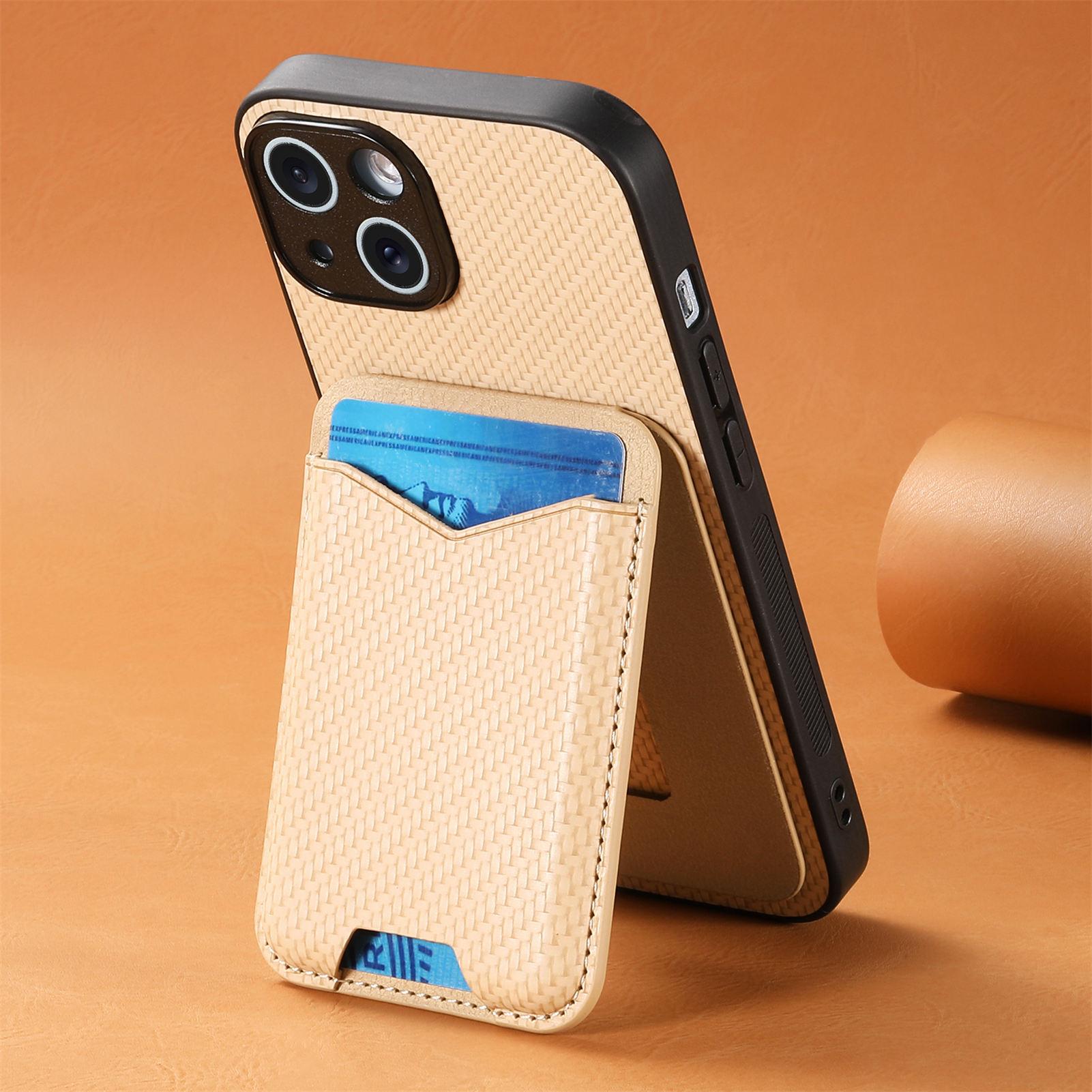 

Подходит для Apple 16 Pro MAX Защитный чехол Все включено Вставьте карту 14/13 Складной кронштейн IPhone15 Защитный чехол Remarks for other models абрикосовый