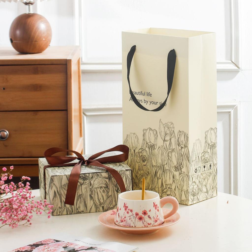 Coffee Cup Saucer, High-End Exquisite Couple Pair Of Cups, Wedding And Newlywed Gift Set