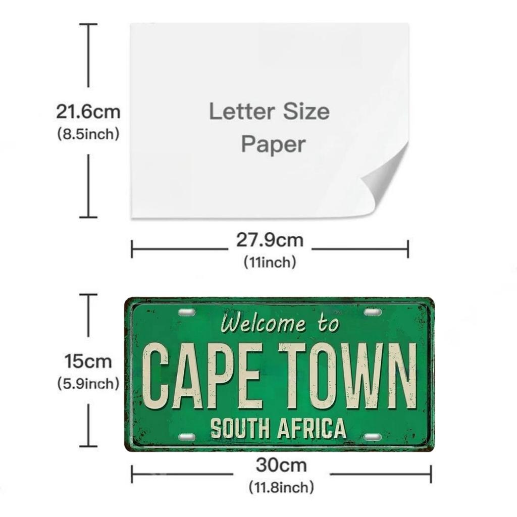 Placa de metal Turquia Portugal Placa de licença Portugal Marco Cidade Estado Placa decorativa Garagem Clube Caverna do homem Bar Pub Decoração de parede