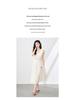 Nanyou Elegant Handmade Shell V-neck Embroidered Sleeveless Dress - Summer Vacation Style