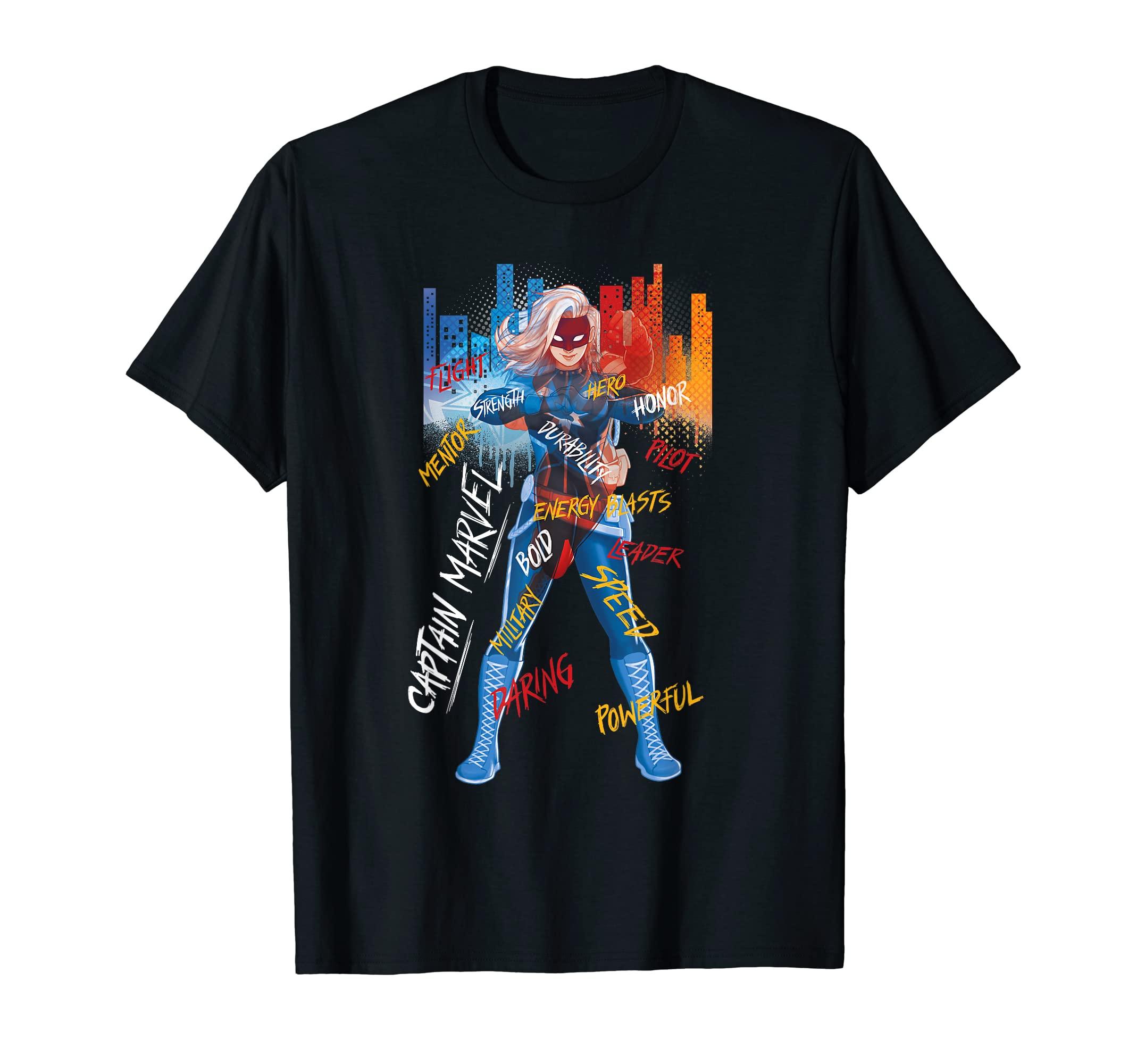 

Marvel Rising Secret Warriors Captain Marvel T-Shirt