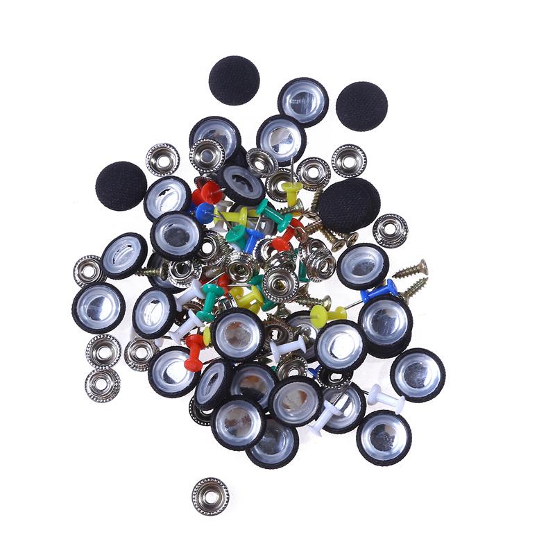 10/30/60pcs Car Interior Roof Buckles Headliner Ceiling Cloth Fixing Screw Care Fabric Buckle Rivets Retainer Cap Repair Tool