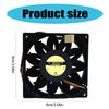 FFB0912SH 92x92x25mm DC12V 1.04A 4100RPM Cooling Fan, Low Noise High Airflow for Electronic Devices