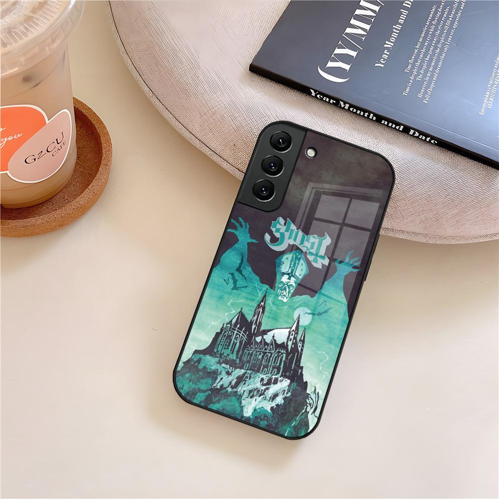 Rock Ghost Heavy Metal Band Phone Case Glass For Samsung Galaxy S26 S25 S23 S24 S21 S22 S20 Ultra Fe Plus A15 A14 Cover Galaxy S23