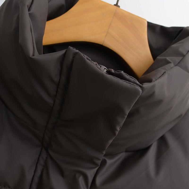 Kaslead New Arrival Women's Clothing Fashion Style Stylish Simple and Versatile Casual Adhesive Cotton-Padded Coat Vest 4341793