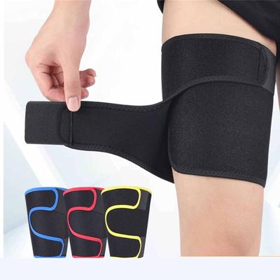 Sportowy ochraniacz na udo – neoprenowy stabilizator nogi do wspinaczki górskiej, koszykówki, piłki nożnej i kolarstwa, - rękaw na mięsień naciągnięty