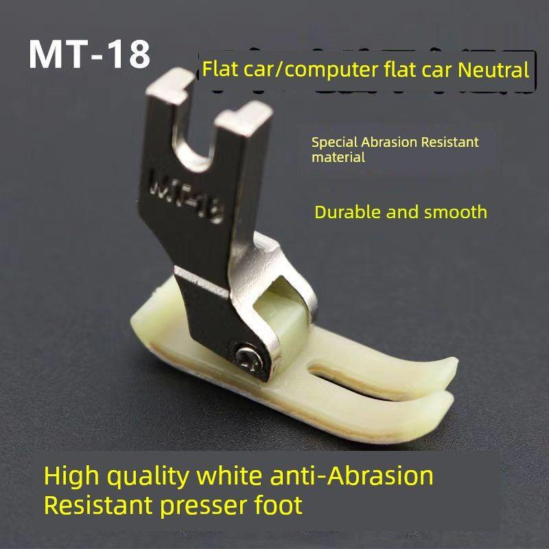 Mt-18 Plastic Presser Foot, Wear-Resistant Oxford Presser Foot, Flatbed Presser Foot, Industrial Sewing Machine Accessories, Flatbed Sewing Machine Flat Car Plastic Oxford Presser Foot [10 Pieces]