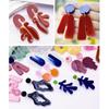 3D Irregular Silicone Molds Jewelry Casting Molds Epoxy Resin Pendant Mould for DIY Earrings, Jewelry, Keychain, Crafts