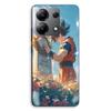 Phone Case - MANIACASE - Xiaomi Redmi Note 13 4G - TPU Silicone - Black - Son Goku Pattern (Akira Toriyama)