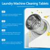 Washing Machine Cleaner Tablets – Deep Cleaning Effervescent Tablets for Drum, Limescale, Dirt & Odor Removal