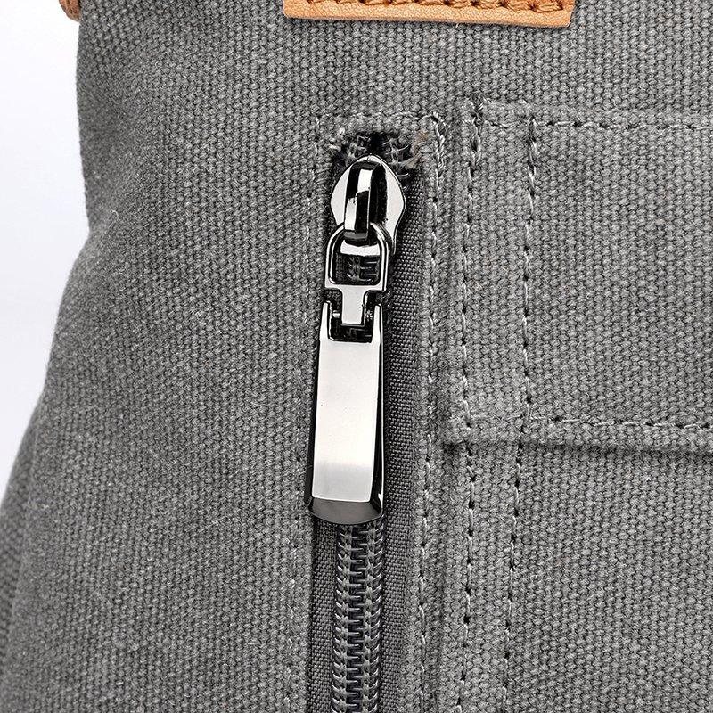 Solid Color Canvas Tote Bag, Large Capacity Crossbody Bag, Portable Travel Shoulder Bag