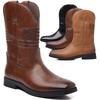 Shoes Men Western Boots Cowboy Waterproof Outdoor Boots Men Shoes Knee High Riding Boots Boots Vintage Riding Boots