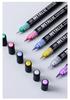 48-Color Blue Fruit Metallic Acrylic Marker Pen Set for Student Art and Drawing