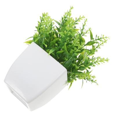 Realistic Fake Potted Plants Artificial Indoor Decor Simulation Greenery For Home Office Desk Small Faux Plants Plastic Pp