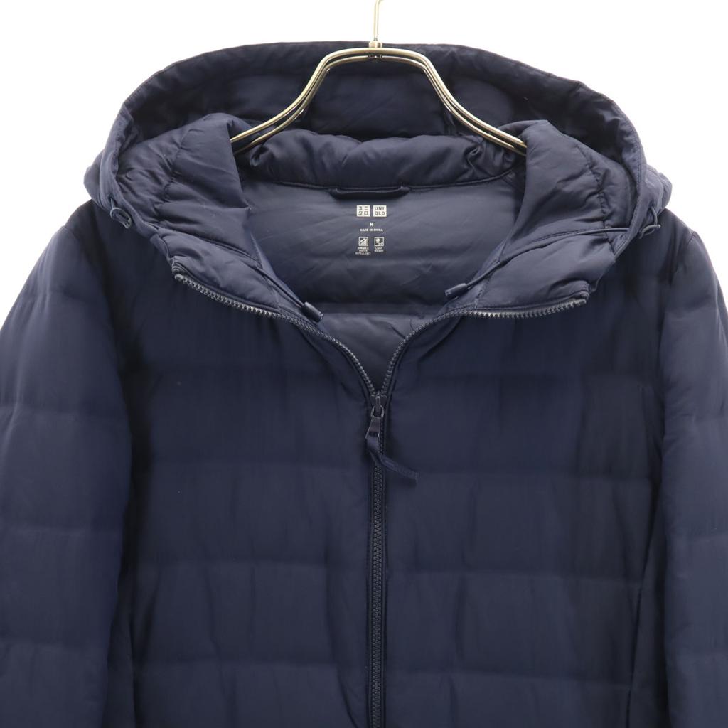 Uniqlo Seamless Ultra Light Down Jacket M Navy Women Used