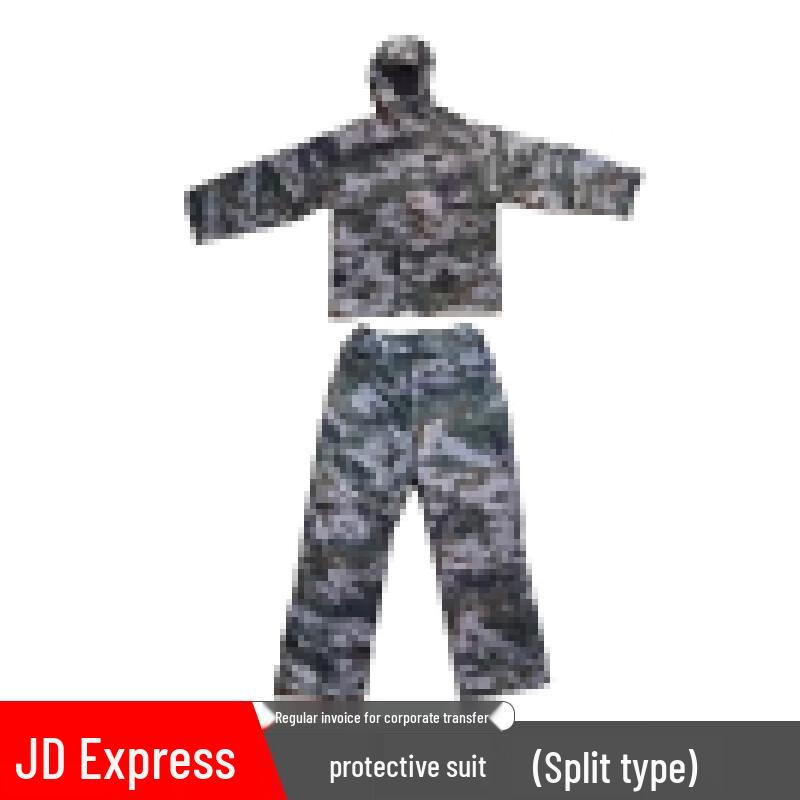 Digital Camouflage Anti-Poison Training Suit