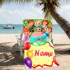 Customizable Personalized Beach Towels CoComelon - Dance Party Themed designs.Suitable for the Beach, Yoga, Sports;ideal As Beach Accessories