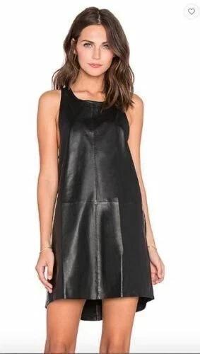 

Натуральная овчина Повседневное Платье для Вечеринки Мягкое Новое Модное Женское Черное Кожа ручной работы 3XL чёрный