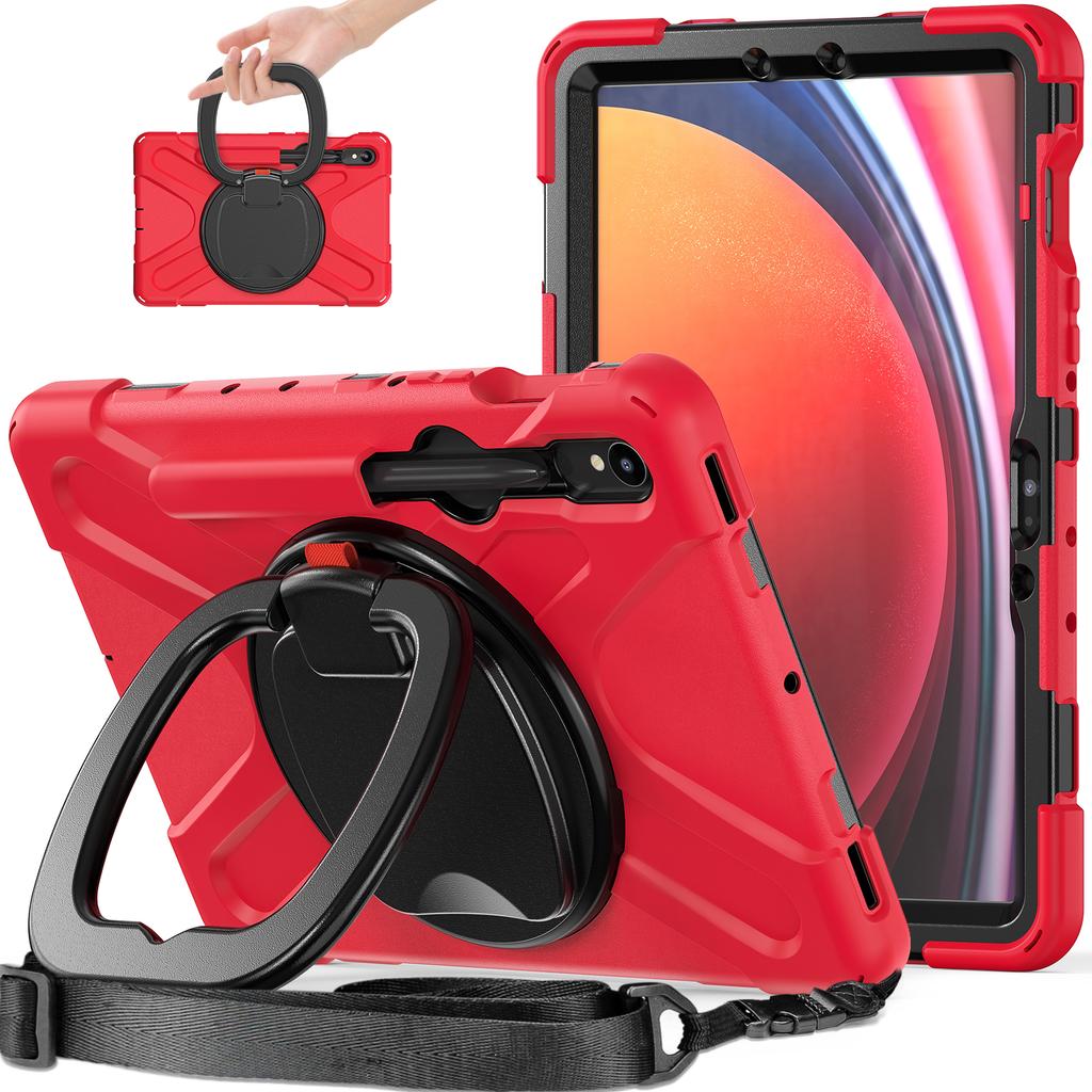 Case Universal For Galaxy S10 Lite S9 FE S8 S7 SM-X400 X406 X520 X526 X510 516 X710 716 X700 X706 T870 T875 Rotating Stand Cover