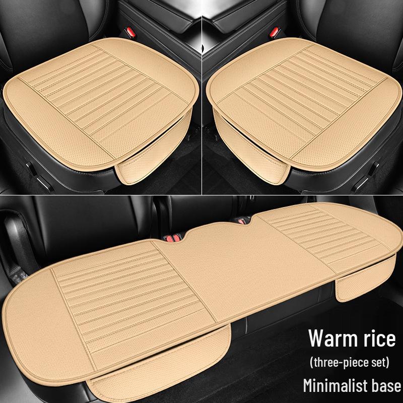 Custom Perforated Leather Car Seat Covers | Fits BMW 2, 3, i35, i5, iX1, X3 Series | Non-Slip Three-Piece Set