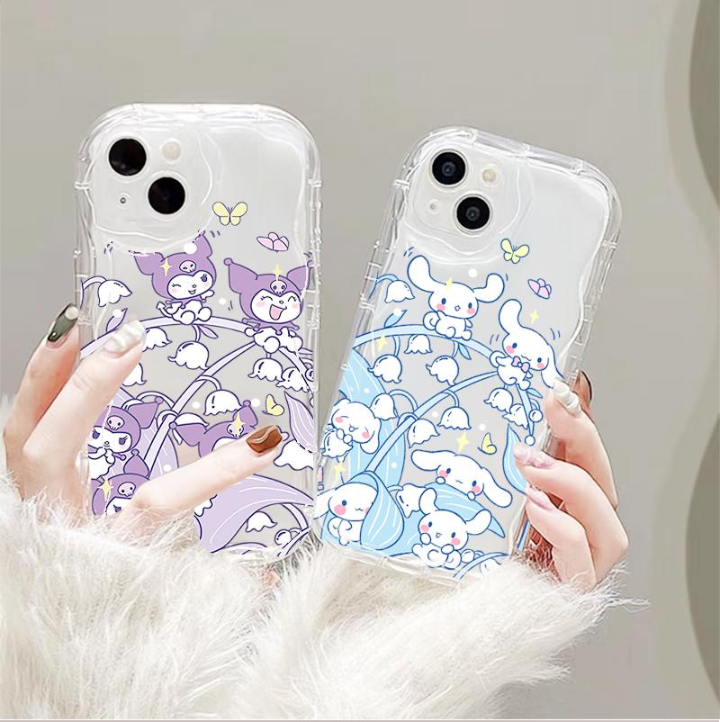 Cartoon Kuromi Cinnamoroll Phone Case For Motorola MOTO Edge 50 Fusion Ultra Pro G84 G75 G60 G53 G52 G35 G05 G34 G22 5G Casing