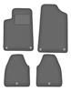 Velour Graphite Car Mats For: Citroen C6 Sedan (2005-2012)