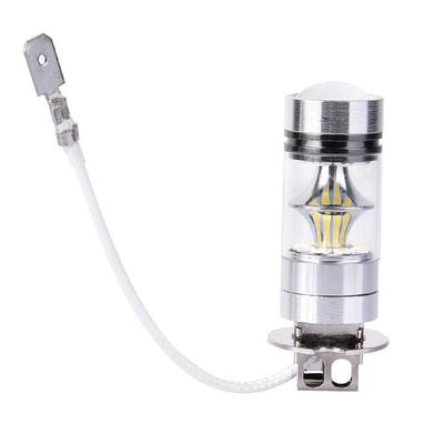 2Pcs 100W Weiß Led H3 High Power 2828 Auto Anti-Nebel Birne Drl 1000Lm